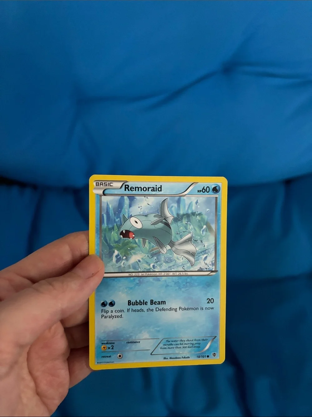 Pokémon Cards Remoraid HP 60 2013 Water Type Pokemon NWOTS